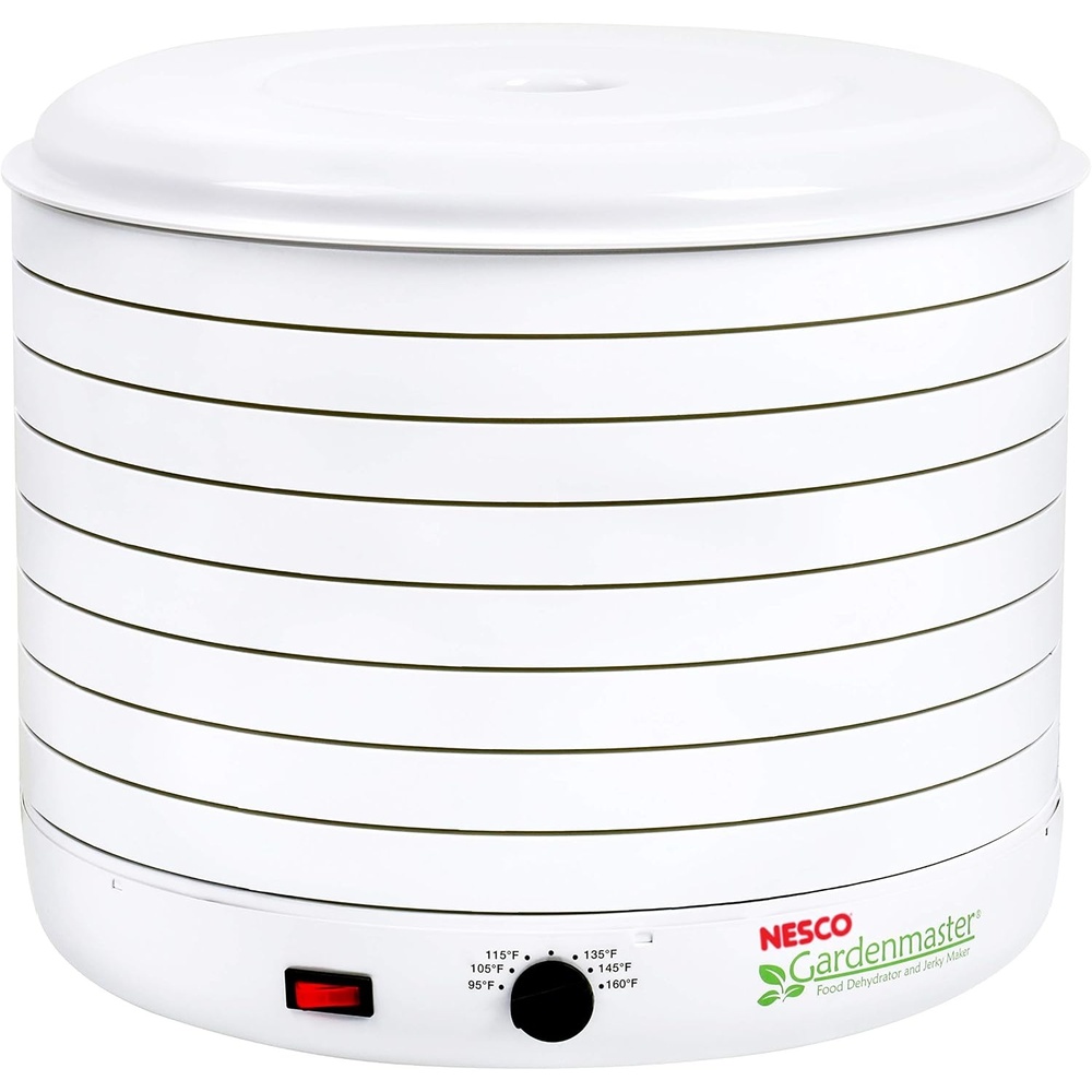 NESCO FD‑1018A Gardenmaster Pro Food Dehydrator for Home Food Preservation, 8‑Tray White Electric Dehydrator with Expandable Capacity(Dehydrator)