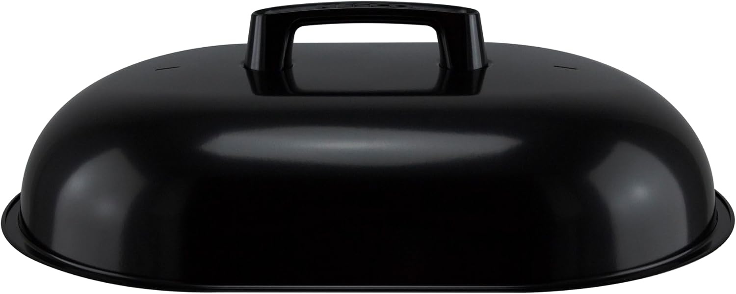 NESCO MWR18‑14 Electric Roaster Oven for Family‑Size Meals, White 18‑Quart Countertop Roaster with Adjustable Temperature Control(Black)
