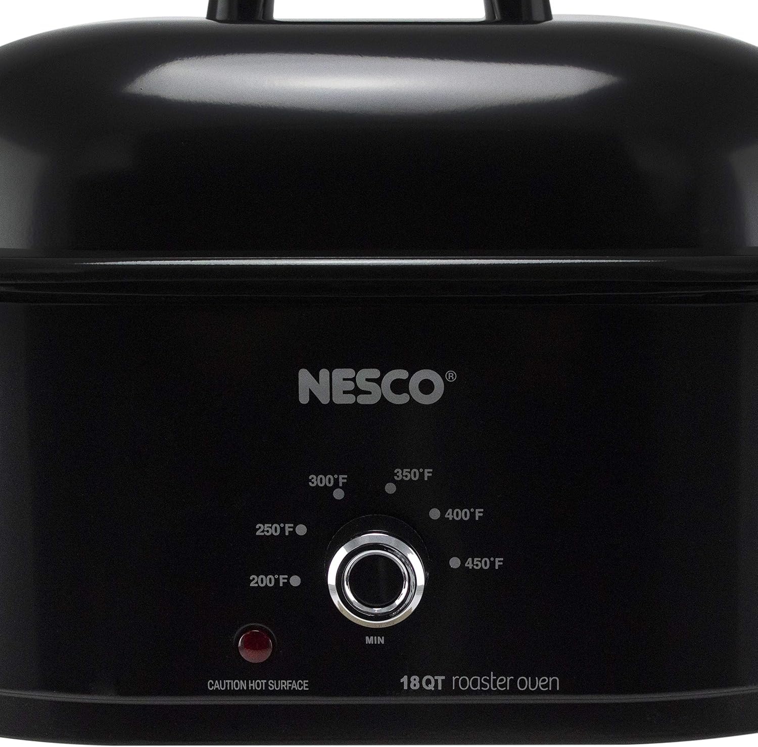 NESCO MWR18‑14 Electric Roaster Oven for Family‑Size Meals, White 18‑Quart Countertop Roaster with Adjustable Temperature Control(Black)