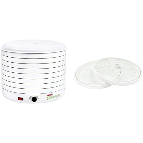 Nesco FD-1018A Gardenmaster Pro Food Dehydrator + Nesco TR-2 Add-A-Tray, Set of 2