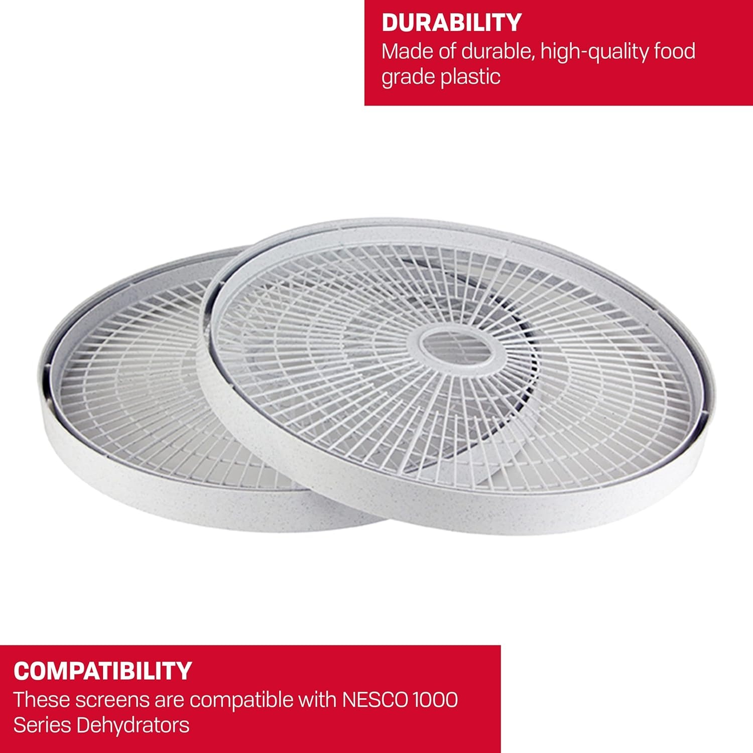 Nesco FD-1040 Gardenmaster Digital Pro Food Dehydrator + Nesco TR-2 Add-A-Tray, Set of 2