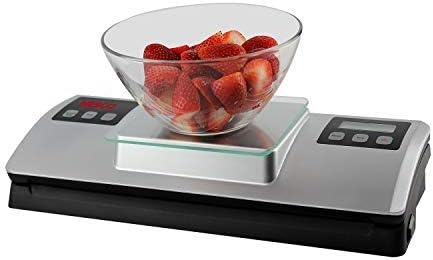Nesco VSS-01 Automatic Food Vacuum Sealer with Digital Scale and Bag Starter Kit, Silver(Vacuum Sealer)