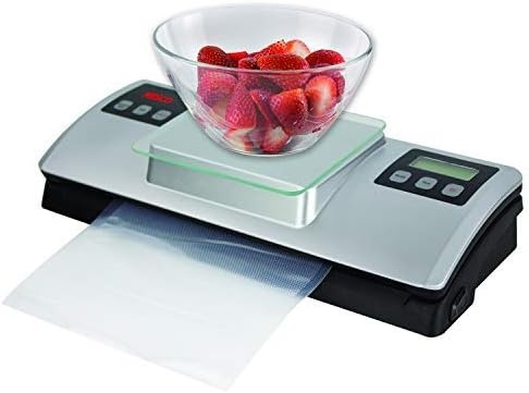 Nesco VSS-01 Automatic Food Vacuum Sealer with Digital Scale and Bag Starter Kit, Silver(Vacuum Sealer)
