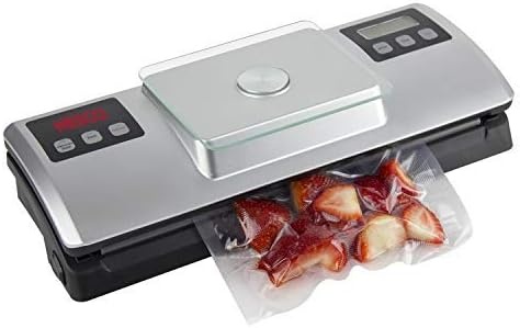 Nesco VSS-01 Automatic Food Vacuum Sealer with Digital Scale and Bag Starter Kit, Silver(Vacuum Sealer)